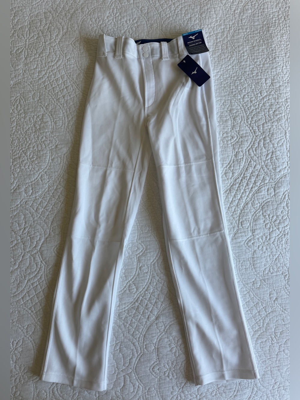 Mizuno Youth Prospect Baseball Pants White Youth XL NWT